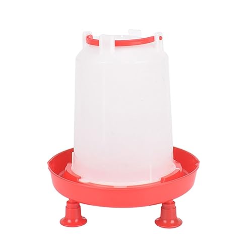Thicken Chick Fountain Waterer Set for Outdoor Poultry Feeding Water Containers for Duck Quails Pigeons Water Fountain - size: 3L