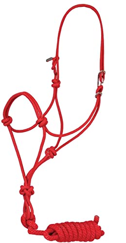 MUSTANG Easy-On Rope Halter - color: Black