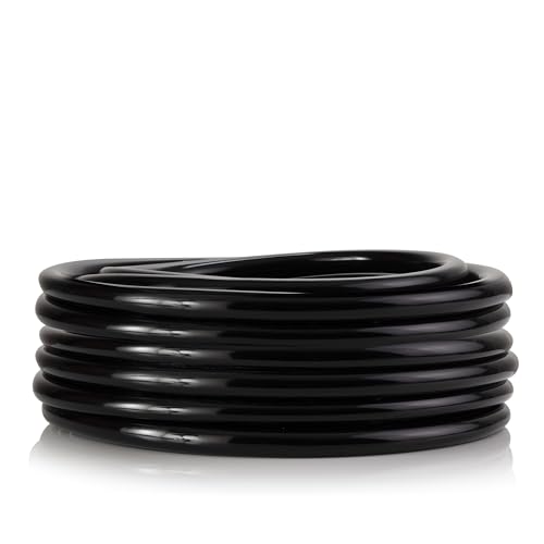 Alpine Corporation 3/8 Inch Inside Diameter and 100 Feet Long PVC Tubing for Ponds, Fountains and Waterfalls Circulations, Black - size: 3/8" I.D. x 1/2" O.D.