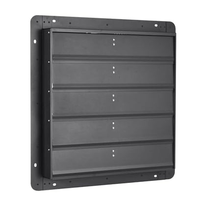 VEVOR 24 inch Exhaust Fan, Wall Mounted Attic Fan with Variable Speed, Temperature & Humidity Controller, 4800 CFM, Automatic Shutter - size: 24 Inch