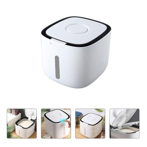 Zerodeko Large-capacity Sealed Grain Storage Bucket for Rice and Flour with Strong Sealing Effect, Sturdy Abs and Pp Material, Multi-functional Kitchen Storage Container for Home Use