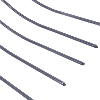 Handheld Manure Fork Multi-Functional Solid 5-Tine Metal Agricultural Fork for Household Farming and Garden Manure Handling