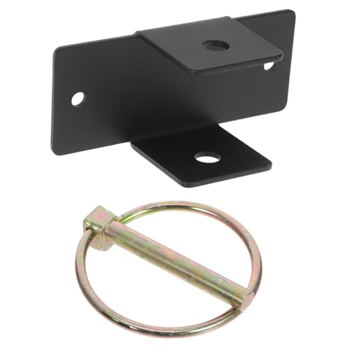 UPKOCH Heavy-Duty Steel Bucket Hook with Quick-Release Pin for Wall-Mounted Horse Stall and Barn Feed Bucket Holder for Stable Supplies