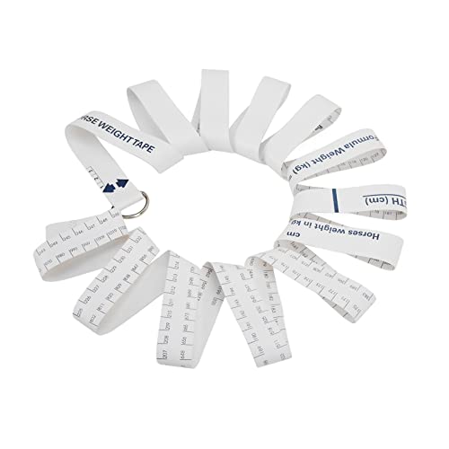 Horse Measuring Stick, 2.5m Soft Fabric Tape Measure for Equine Height & Girth Measurement, Fit for Farm, Stable & Veterinary Use