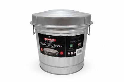 Behrens 6 Gallon Galanized Trash Can - size: 6-Gallon
