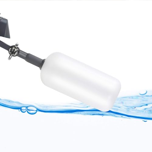 Blulu 3 Pack Float Valve, 1/2 Inch Automatic Pool Fill Float Ball Valve with Adjustable Arm for Ponds, Livestock Water Trough, Aquariums, Water Tank Level Control, Aquaculture(Dark Gray) - color: Dark Gray