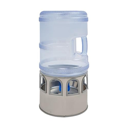 Chicken Water Heater, Heated Chicken Waterer with 5 Gallon Bucket & LED Display Screen, Adjustable Temperature Winter Heated Water Bowl for Poultry & Birds Chickens, Ducks, Pigeons Etc