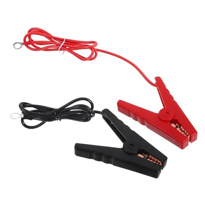 2pcs Electric Fence Jump Cables Clips Connectors for Solar Powered Fencing Systems Easy to Install Electric Fence Accessories and Design