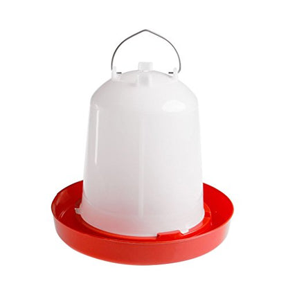 Chicken Feeder Waterer Baby Chick Drinker Feeder with Carrying Handle Capacity 1.5 L Chicken Water Feeder Pet Supplies
