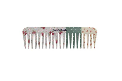 Rock & Ruddle Wide Tooth Comb. Perfect for Detangling Wet Hair and Applying Hair Color. Swallows Design - color: Swallows