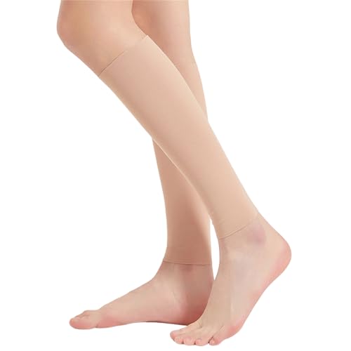 1 Pair Breathable Calf Warmer Winter Sports Device Warm Socks Cover for Outdoor Activity Nonslip Leg Cover Warm Sports Leg Sleeves - color: Color, size: Large