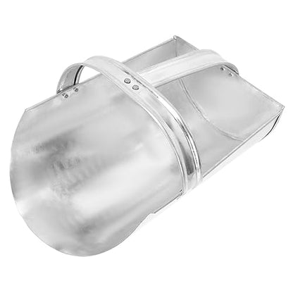 balacoo Ergonomic Handle Feed Scoop Fodder Shovel for Large Scale Livestock Feeding