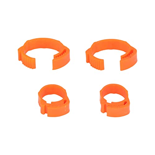 50PCS Pet Leg Rings Numbered Clip On Identification Bands, Reusable Bird Leg Rings for Chickens Ducks Pigeons Geese, Adjustable Plastic Leg Bands with Numbers 1-50 for Easy Anima
