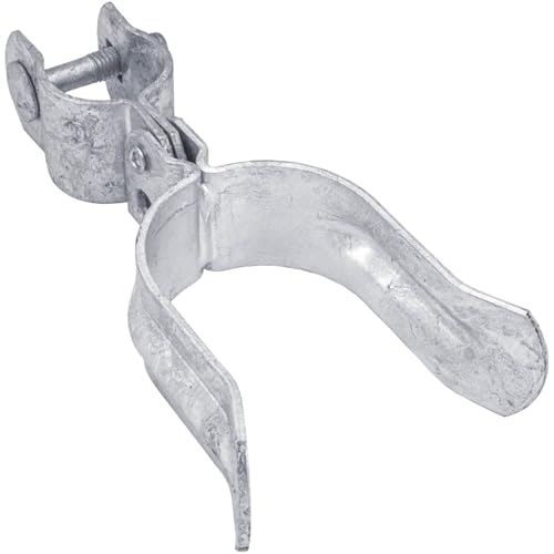 Heavy Duty Fork Latch (Bolt in) 1-3/8" x 2-3/8" Galvanized Pressed Steel - size: 1-3/8" x 2-3/8"