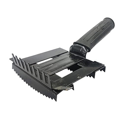 Livestock Shedding Comb, Metal Livestock Brush Tools for Cow, Horse, Sheep (Black), 7.87 X 5.5
