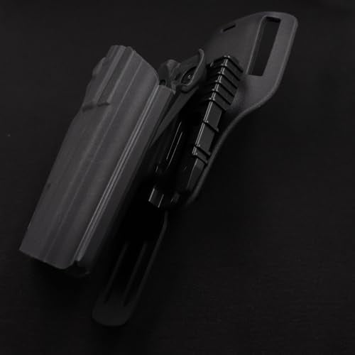 Tactical Leg Strap Drop Swivel Attachment for Holsters, Thigh Strap Belt for Leg Holster, with Quick-Release Buckle. - color: Drop Swivel Adapter-Black