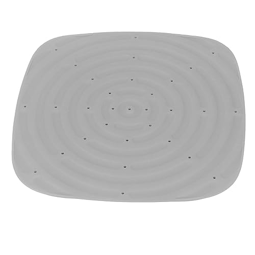 Chicken Nesting Box Pads, Washable Reusable PVC Breathable Egg Collector Design Hen Liners, Chicken Nesting Pads with Groove for Coops, Hen House (Grey) - color: Grey
