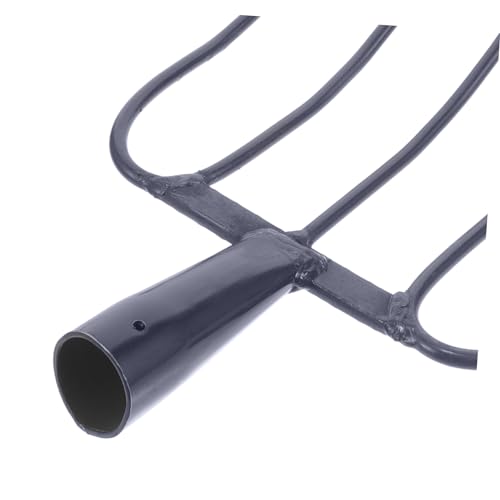 Outanaya Handheld Manure Fork Heavy Duty Agricultural Tool for Efficient Farm Use Prong Design for Maintenance and Clearing Versatile Farm Grass Fork
