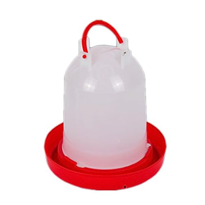 Chicken Water Feeder, Poultry Waterer, Large Capacity Chicken Water Dispenser Simple Structure, Baby Chicken Supplies, HandsFree Watering Design for Chickens Ducks Baby Chicks - color: 5L