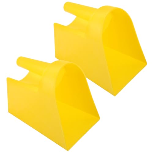 Yardwe Ergonomic Handle Plastic Scoop Multi-purpose Feeder for Livestock Feed
