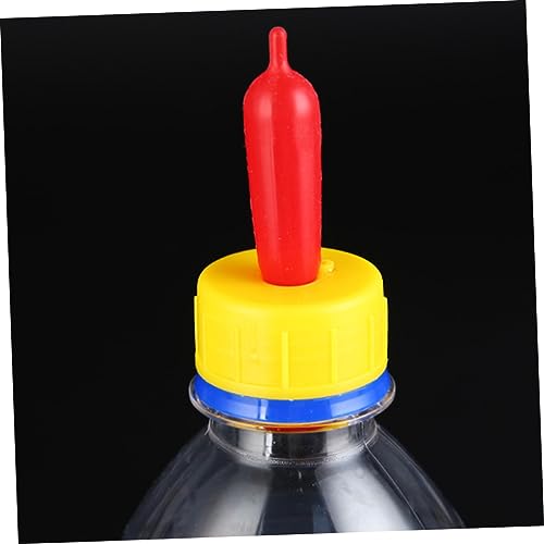 Healifty 12pcs Lamb Feeding Nipples Thick Rubber Milk Bottle Pacifiers for Young Livestock Piglet Calf Sheep Farm Animal Milk Drink Replacement