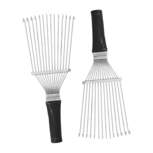 VICASKY 2Pcs Horse Cleaning Brush Ergonomic Comb for Pet Hair Removal Various Fabrics Lightweight Design for Easy Travel and Household for Cashmere