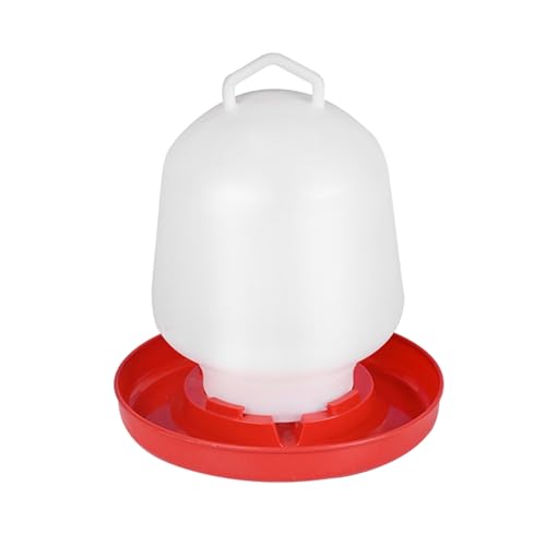 Baby Chick Waterer, 15L Heavy Duty Large Capacity Bpa Free Large Chicken Waterer,No Spill Hanging Plastic Chicken Feeders and Waterers for Quail Ducks Turkeys Ducklings Chickens Baby Chicks