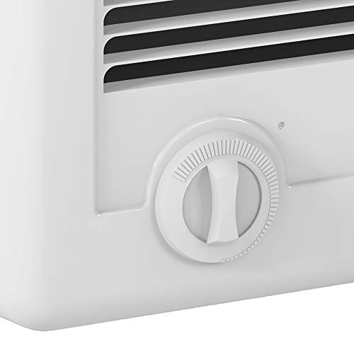 Dimplex DCSTC Series Electric Wall Heater Complete Unit With Thermostat (Model: DCSTC402TW, Part: 47526), 240/208 Volt, 3000/2250 Watt, White