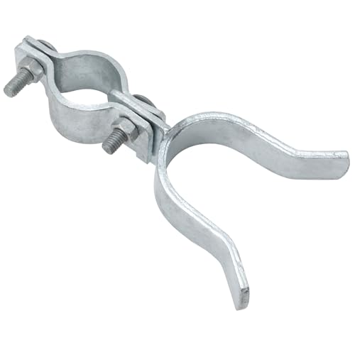 VIVIDA 1-3/8" x 1-7/8" Chain Link Gate Latch, Fence Fork Latch for Metal Gates with Padlock Hole, Galvanized Steel, Chain Link Fence Parts, 1 PCS - size: 1-3/8" x 1-7/8" (1 PCS)