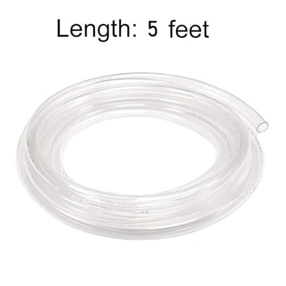 Eastrans Clear Vinyl Tubing 1 1/2 Inch ID, Flexible PVC Hose, Lightweight Plastic Tubing, by 1.5 Inch ID, 5-Feet Length - size: ID 1.5 INCH, style: 5 Feet