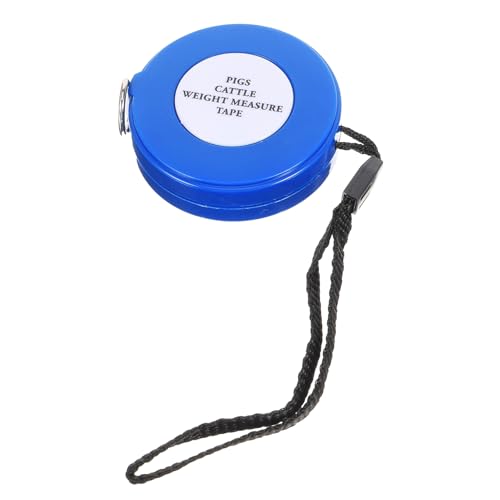 Animal Measuring Tape 2.5M for Pig Weight and Cattle Body Measurement Blue Sturdy Livestock Weight Tape for Goat, Cow, and Pig Use Style