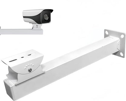 Surveillance Security Camera Mount Bracket, 13.78 inch CCTV Wall Mount Bracket with Hidden Cable Design, Rotatable Duckbill Wall Mount Holder for IP Camera, Indoor Outdoor Universal Camera Stand