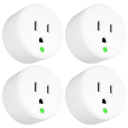 Thermostatically Controlled Outlet - On at 32°F/Off at 50 °F, Thermostat Plug Outlet, No Need to Close Manually, for Chicken Water Coop Heater Heated Water Bowl Bird Bath Deicer Roof Cable (4 Pcs) - style: White 4Pcs