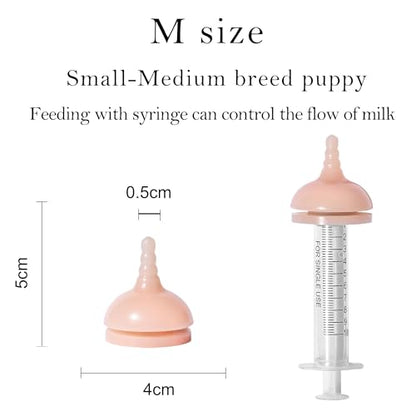 Doggiema Puppy Milk Feeder Nipple Puppy Bottle Puppy's Feeder 300ml - size: M size (Small Dog)