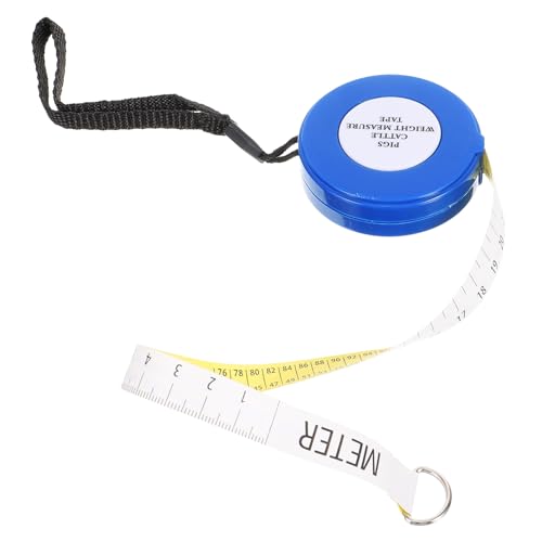 DOITOOL Professional Animal Measuring Tape for Goats Horses Cattle and Pigs Tearproof Retractable Weight Tape with Markings for Accurate Livestock Measurement Farms