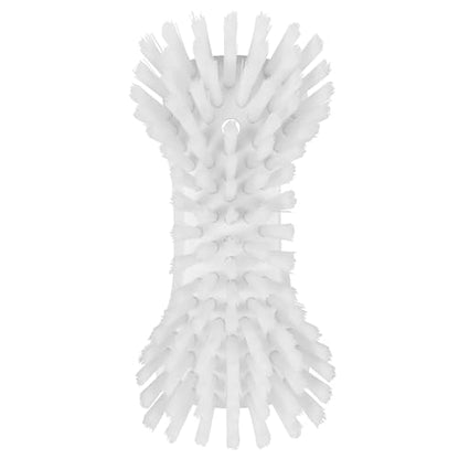 Vikan 38945 Extra Large Hand Brush, Multifunctional, Slip-Resistant Cleaning Tool, Extra Stiff Polypropylene & Polyester Bristle, 9.1", White - color: White