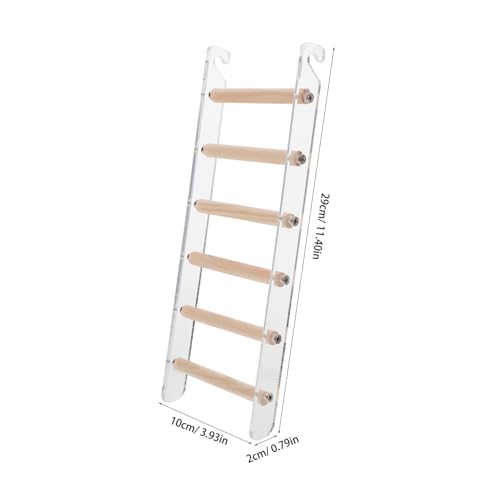 DECHOUS Bird Indoor Toy Small Pet Ladder Bird Biting Ladder Toy for Chicken Coop Parrot Cage