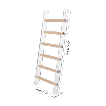DECHOUS Bird Indoor Toy Small Pet Ladder Bird Biting Ladder Toy for Chicken Coop Parrot Cage