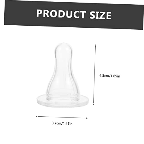 10pcs Replacement Nipples for Lambs Pigs and Livestock Safe Silicone Feeding Pacifiers for Bottles for Animal Feeding Supplies