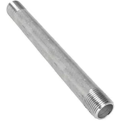 1 1/4" x 22" Schedule 80 S80 304 Stainless Steel SMLS Nipple Threaded Both Ends TBE - size: 1 1/4" x 22", style: 1 1/4"