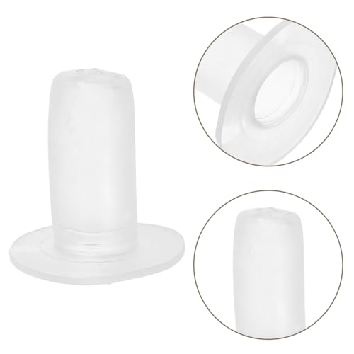 Kisangel 5pcs Calf Nursing Bottle Nipple, Leakproof Soft Silicone Teat for Efficient Feeding for Calves and Livestock Pet Feeding Essentials