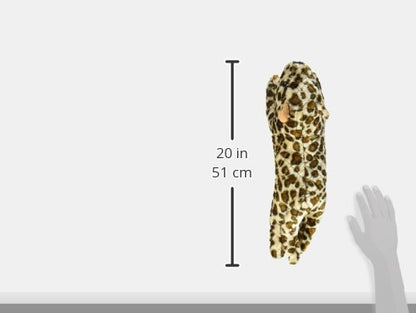 MIGHTY- Massive-Safari-Leopard- Squeaker-Multiple Layers. Made Durable, Strong & Tough. Interactive Play Dog Toy (Tug, Toss & Fetch). Machine Washable & Floats | Multiple Layers & Reinforced Seams , Washable and Floats , Mighty® Construction - color: Crea