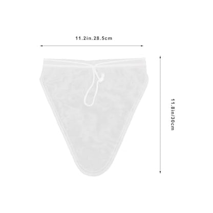 Reusable Nut Milk Bag Strainer 2pcs 12x12 Inch Nylon Fine Mesh Filter for Almond Milk Juice Food Grade Filter Bags for Home Kitchen Use