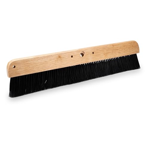 MARSHALLTOWN 24 Inch Wood Backed Concrete Broom, Polypropylene Bristles, Made in the USA, 830 - style: 24 Inch
