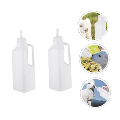 MERRYHAPY 850ml Silicone Lamb Feeding Bottle Replacement Nipples for Nursing Sheep Goats and Other Livestock Sturdy and Easy to Clean Feeding Supplies