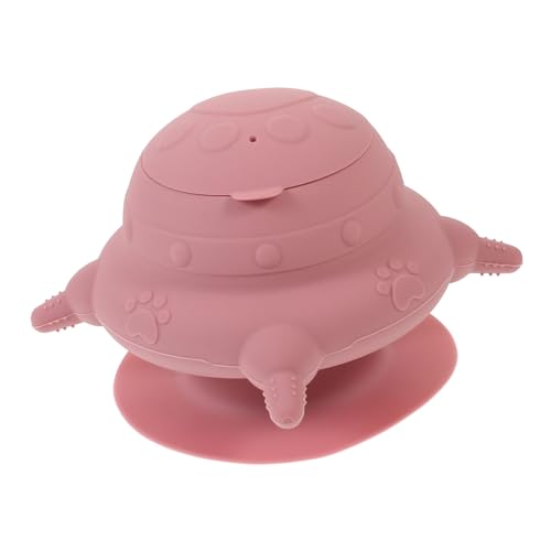 HEMOTON Silicone Puppy Milk Feeder Bowl with Teats Breastfeeding Tool for Newborn Pets Durable and Reusable for Puppies and Kittens Portable and Convenient Feeding
