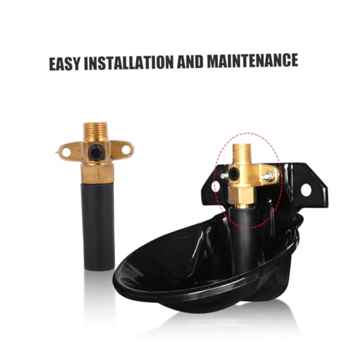 2pcs Copper Float Valve for Livestock Water Dispenser Automatic Water Control for Cattle Sheep and Pigs Durable Farm Accessory for Efficient Hydration Management