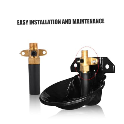 2pcs Copper Float Valve for Livestock Water Dispenser Automatic Water Control for Cattle Sheep and Pigs Durable Farm Accessory for Efficient Hydration Management