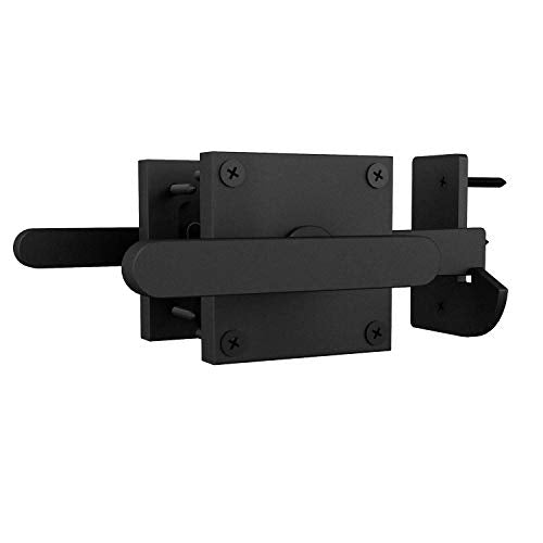 JUBEST Double Side Gate Latch, Heavy Duty Swinging Door Latch Gate Hardware for Left Inswing Outdoor Fence, Wooden Gates, Pool Gate, Backyard, Garden - size: GL01