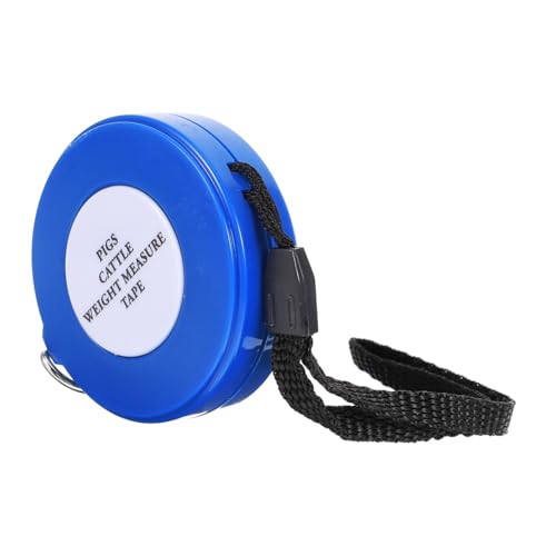 Animal Weight Measuring Tape 2.5M for Cattle Pig Goat with Blue Sturdy Fiber Tape Suitable for Livestock Body and Chest Circumference Measurement Style